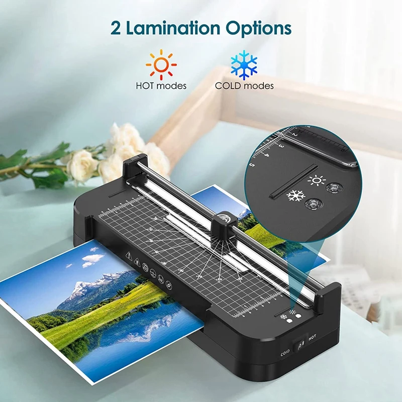 

4-In-1 Laminator Thermal Laminating Machine Lamination Kit Laminator Machine For Home Classroom -EU Plug