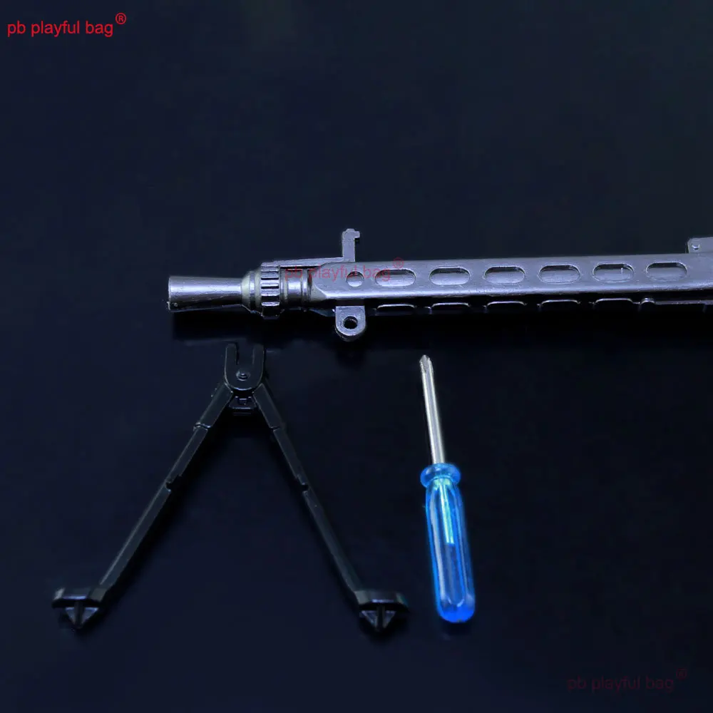 19cm mg3 metralhadora arma de metal modelo figura ação jogo ornamento periférico artesanato chaveiro coleção brinquedo crianças presente zg382