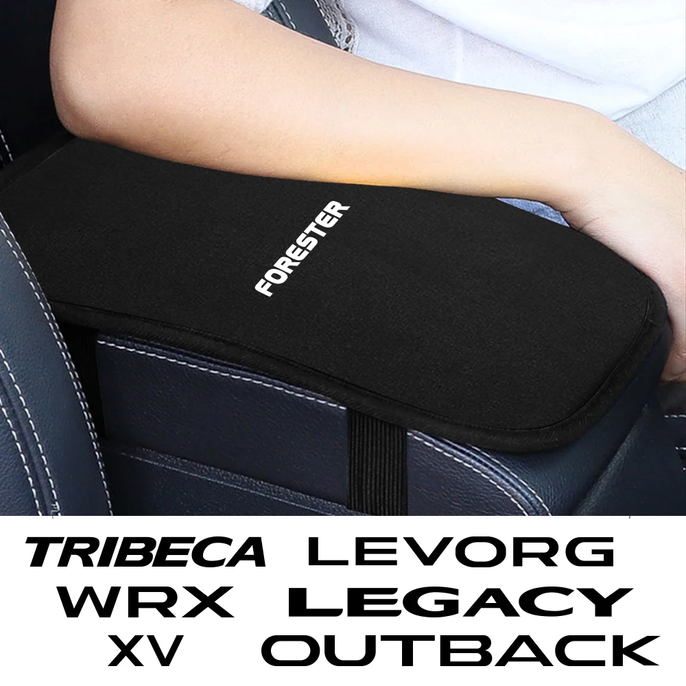 For Subaru Forester BRZ Crosstrek Levorg Legacy Outback Tribeca WRX XV Soft Plush Vehicle Center Console Arm Rest Box Cushion