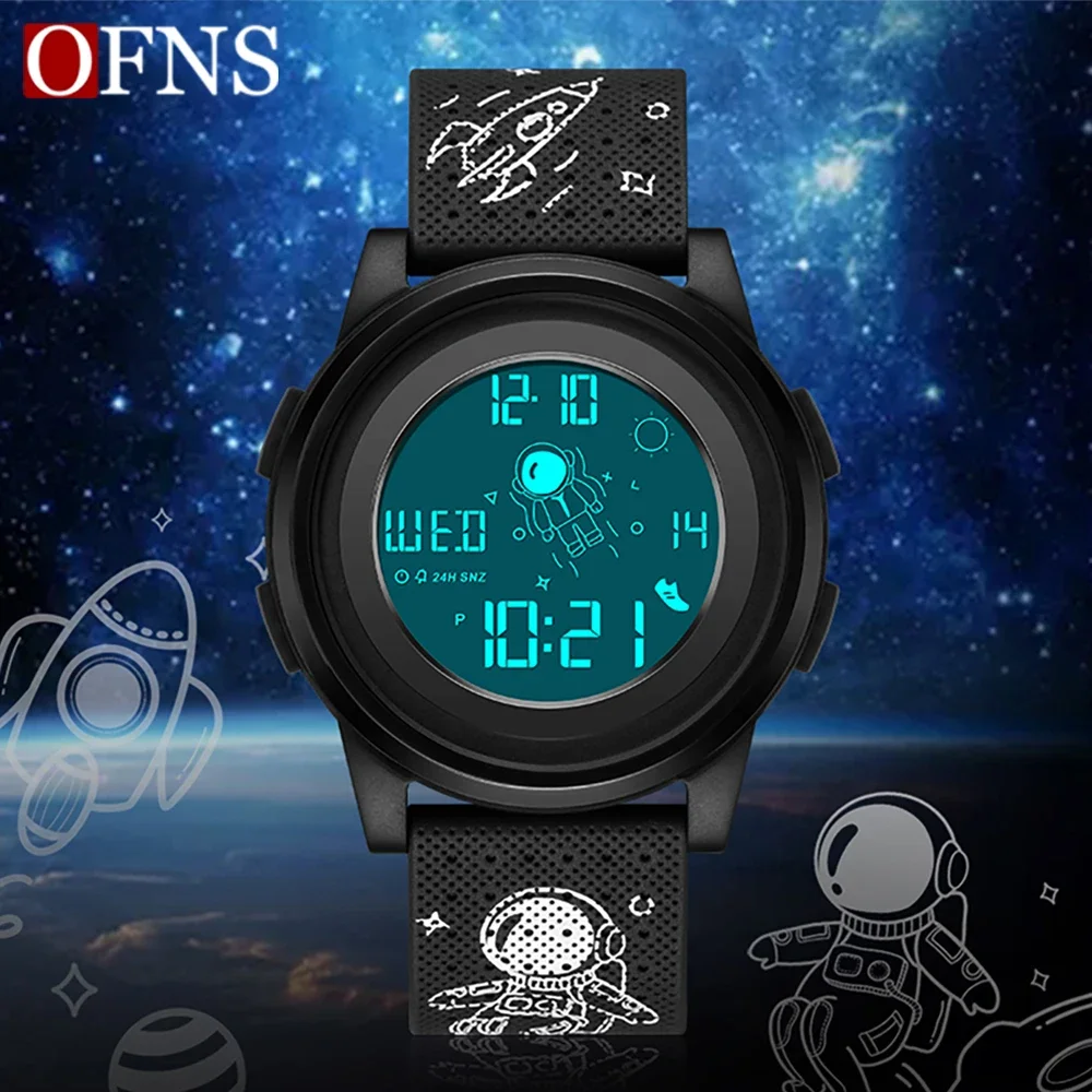 

OFNS New 2122 Astro Electronic Watch Sports Watch Waterproof Fashion Trend Male and Female Student Electronic Watch