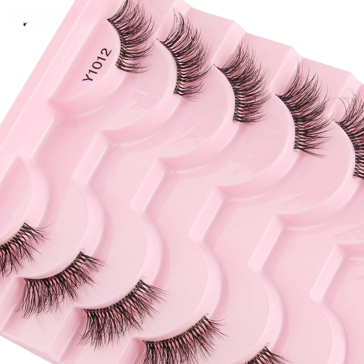 Half Lashes Mink Eyelashes 3/10 Pairs Natural Soft Cat Eye False Eyelashes Long Wispy 3D Mink Lashes Extension Makeup Tools