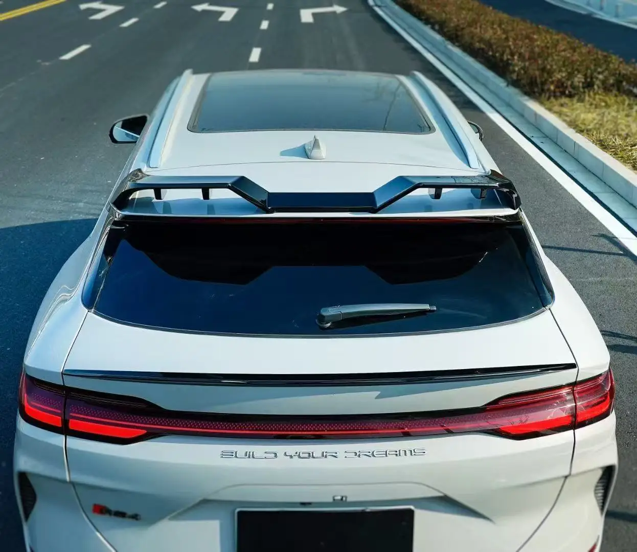 MX Facelift Upgrade Body Kit Front and Rear Lip Spoiler Roof Wing for BYD Song Plus (Sealion 6)