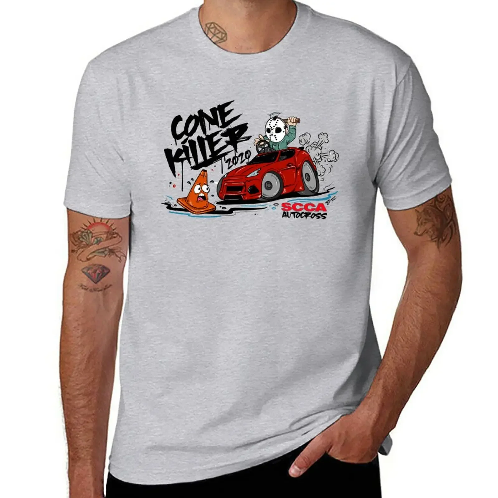 

SCCA CONE KILLER 2020 T-Shirt vintage plus sizes quick-drying heavyweight t shirts for men