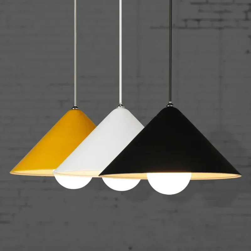 

Dia 32cm 3 color aluminum lampshade luminaire pendant lights modern pendant lamp for restaurant cofe bar shop lighting fixture
