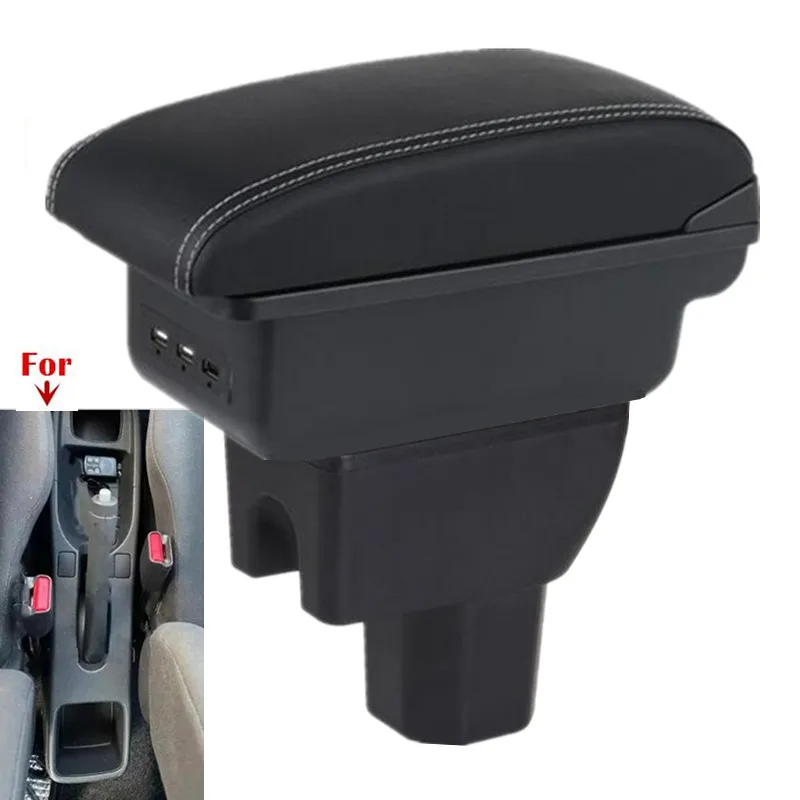 

Подлокотник для SUZUKI Splash, центральный органайзер для автомобиля Suzuki Splash с USB-портом, аксессуары для тюнинга автомобиля