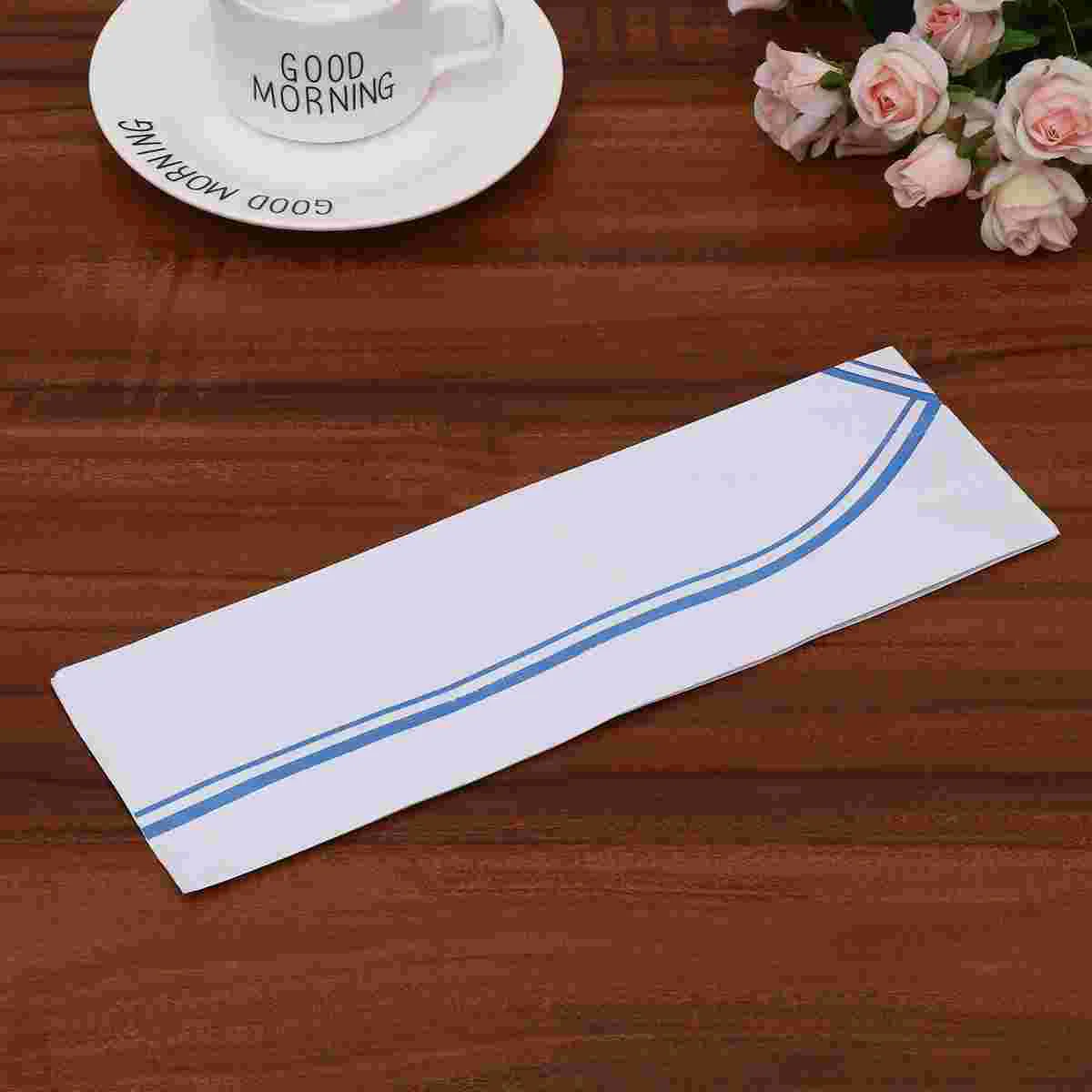 50pcs Disposable Chef Hats Lightweight Headgear Simple Kitchen Accessories for Cooks Red