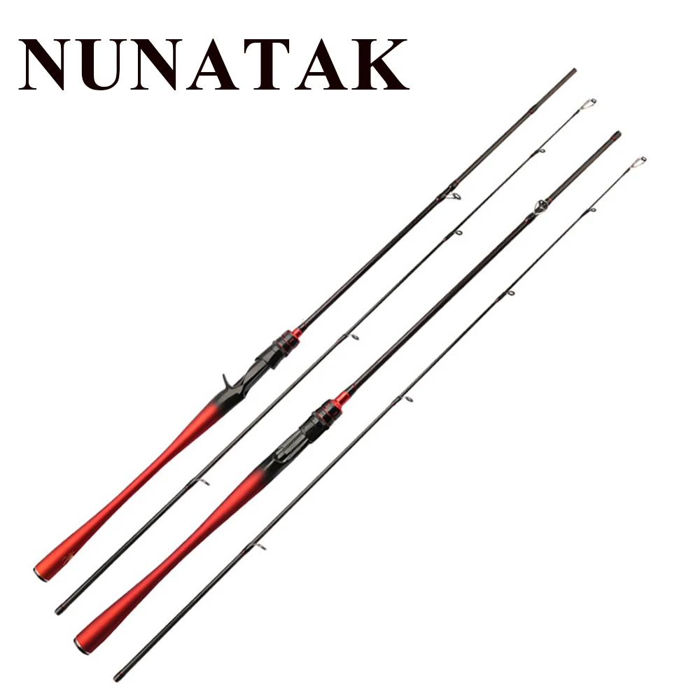 2024 NUNATAK NEW Fishing Rod High Carbon 2 Sections Casting/Spinning Rod Multipurpose Rod Super Hard Lightweight Design Sea Rods