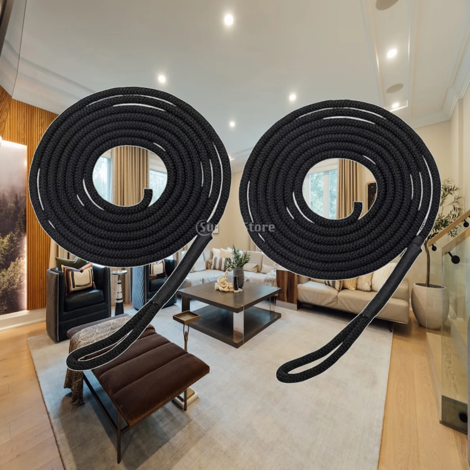 Reformer Rope Pilates Equipment Replacement Cord High Strength Wear Resistant PP Rope for Home Gym Studio Workout Accessory