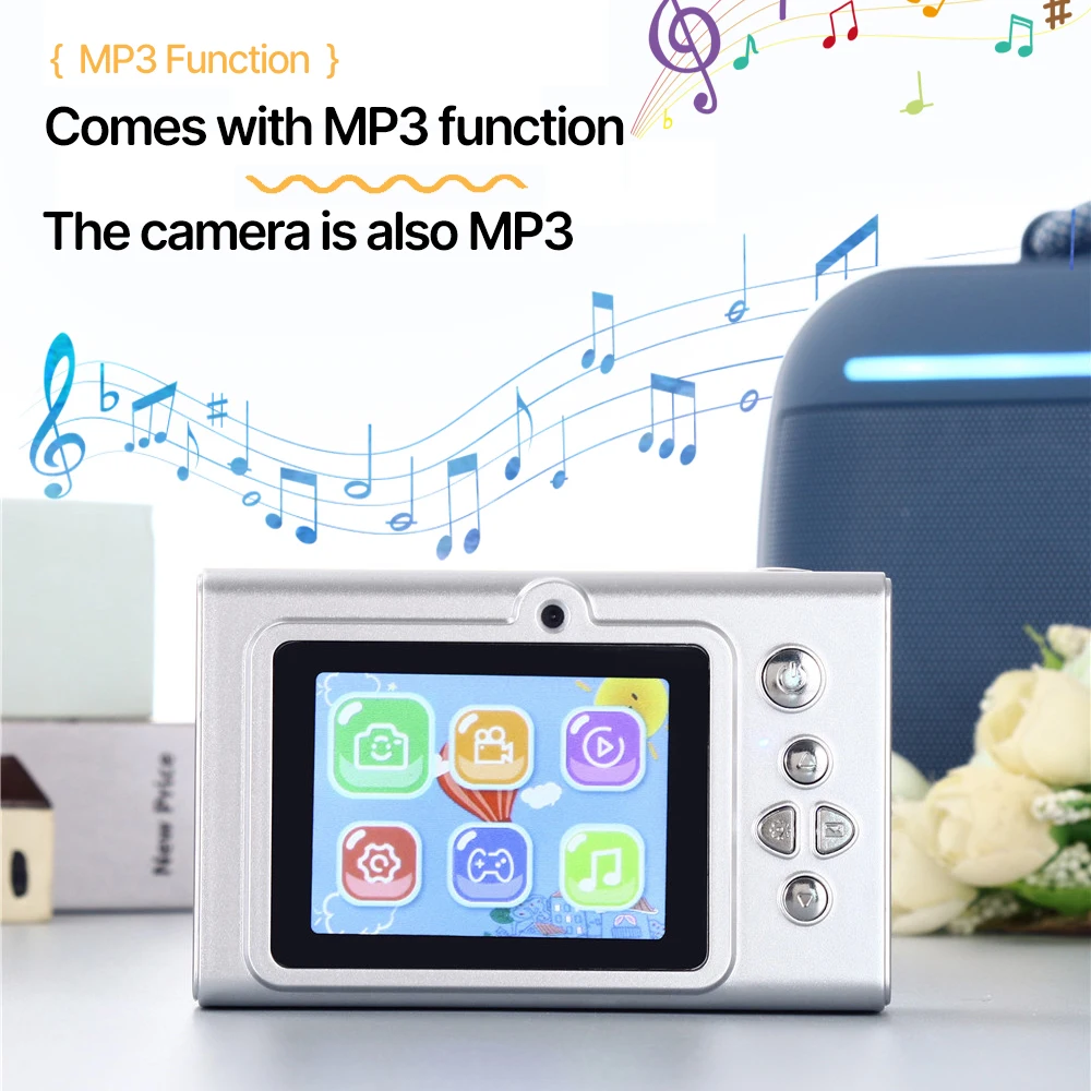 กล้องดิจิตอล HD 1080P โฟกัสอัตโนมัติ กล้องวิดีโอสำหรับถ่ายวิดีโอ 56MP พร้อมหน้าจอขนาดใหญ่ 2.4 นิ้ว กล้องวิดีโอสำหรับถ่ายภาพสำหรับเด็กและผู้ใหญ่