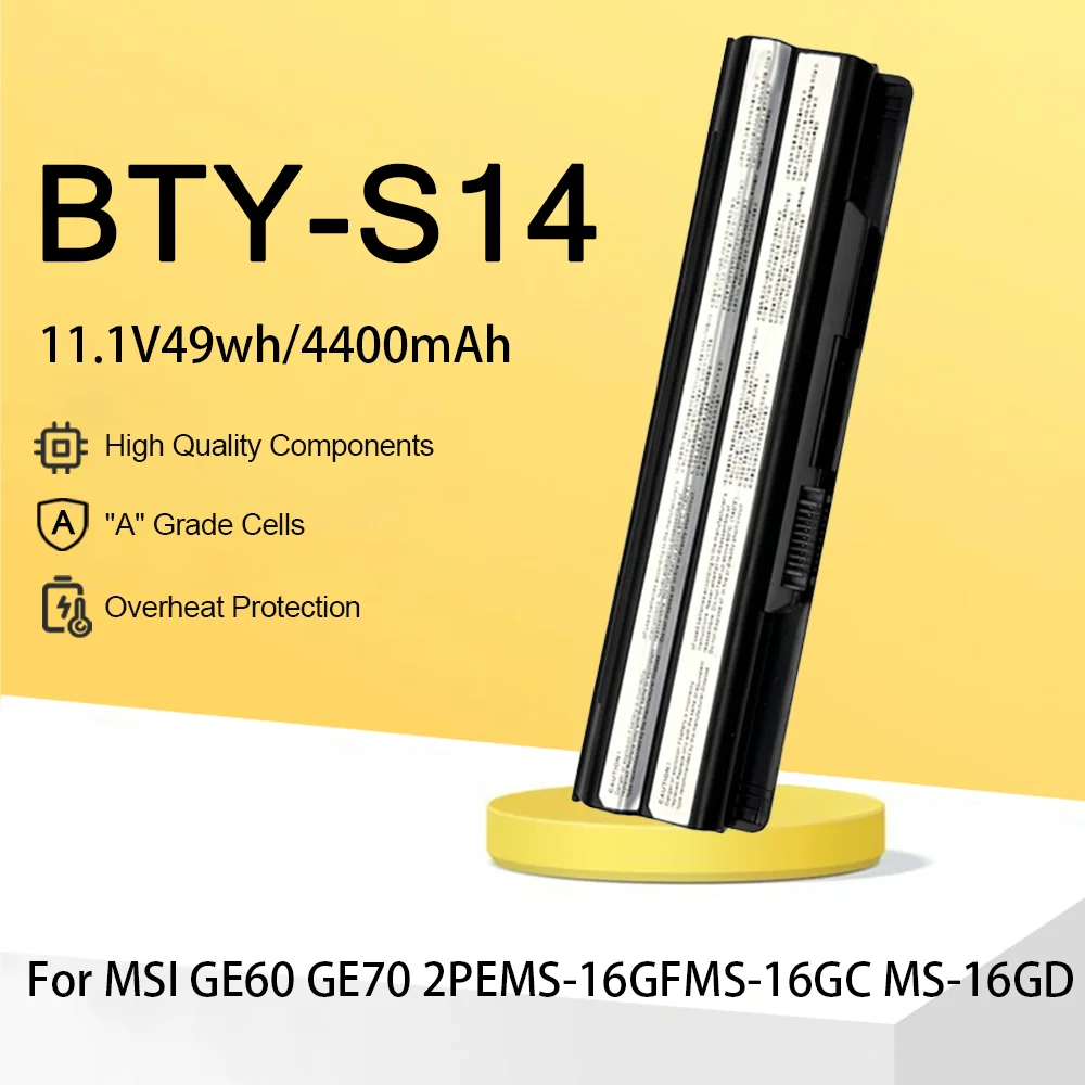 

BTY-S14 11,1 В msi аккумулятор для ноутбука MSI GE60 GE70 2PE MS-16GF MS-16GC MS-16GD