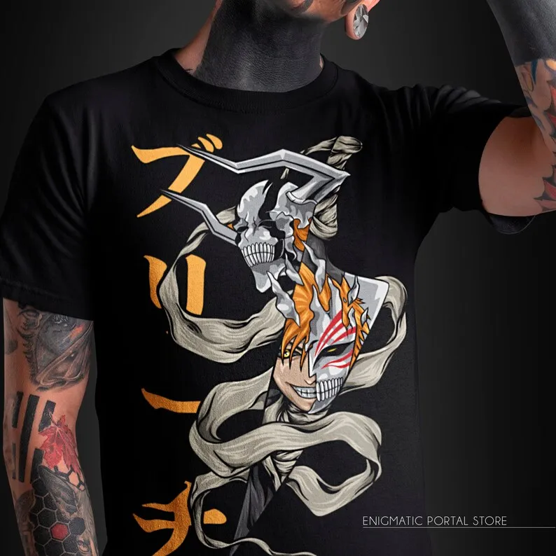 Ichigo Kurosaki Hollow Bleach Shirt, Bleach Anime Clothing