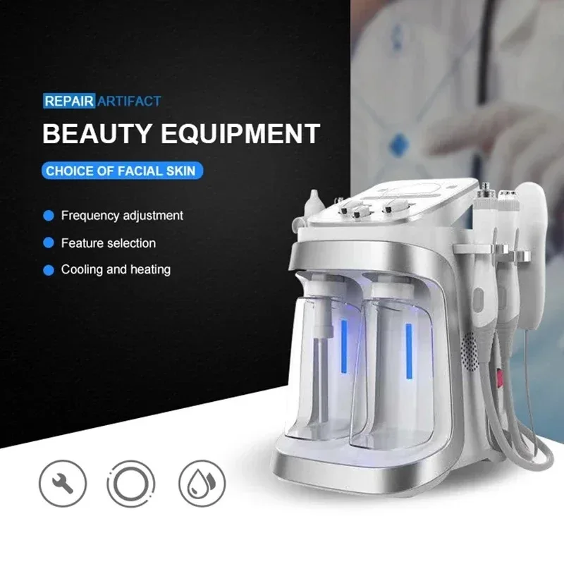 

Профессиональный гидра Радиочастотный скраб для лица, оксигем, очищающий лифтинг, микродермабразия, комплект, машина для спа-салона