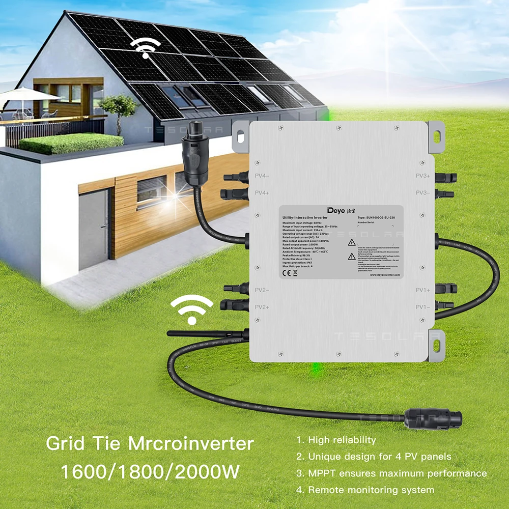 deye inversor solar para painel solar 1600w 2000w 2555v ac inmetro vde iec en en wifi embutido ip67 para sistema de energia fotovoltaica 01