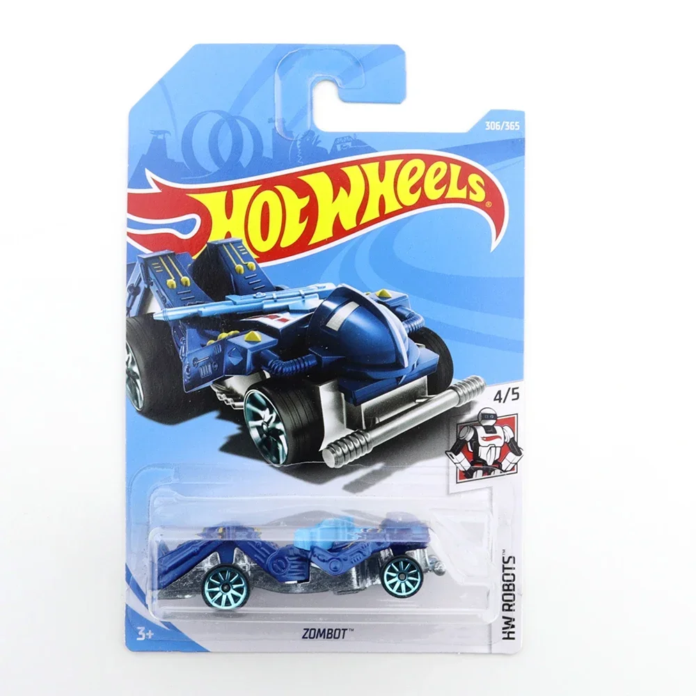 2021-46 ZOMBOT Original Hot Wheels Mini Alloy Coupe 1/64 Metal Diecast Model Car Kids Toys Gift