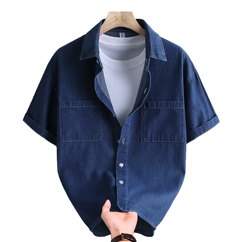 Men's Denim Shirt Summer Fashi - огляд і ціна Mens Fashion Denim