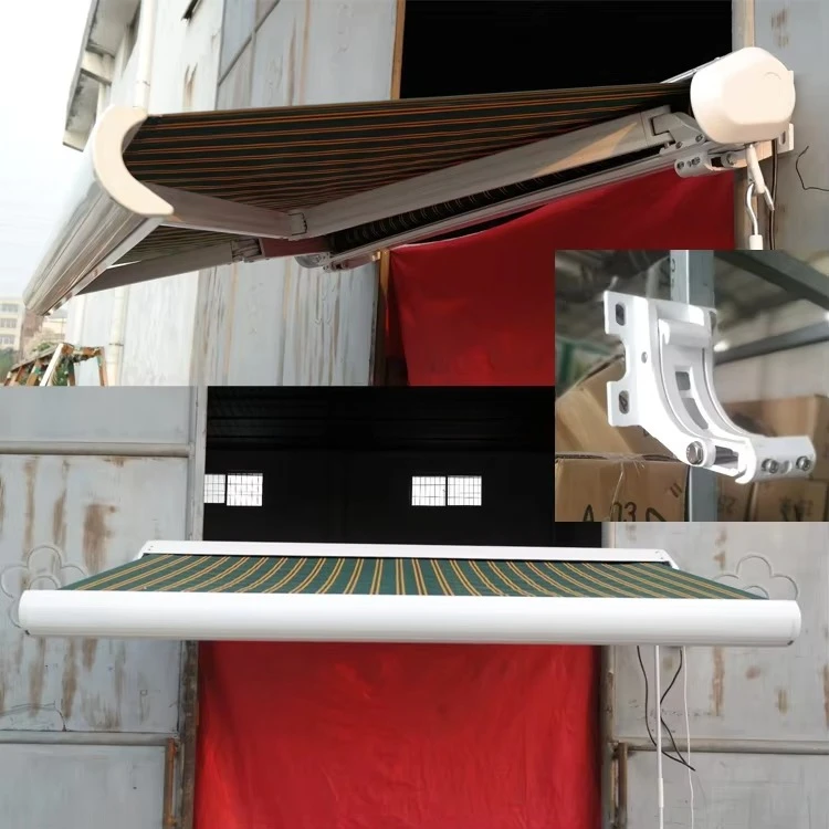 

Full Cassete Aluminum Manual Remote Double Control Diy Electric Retractable Awning