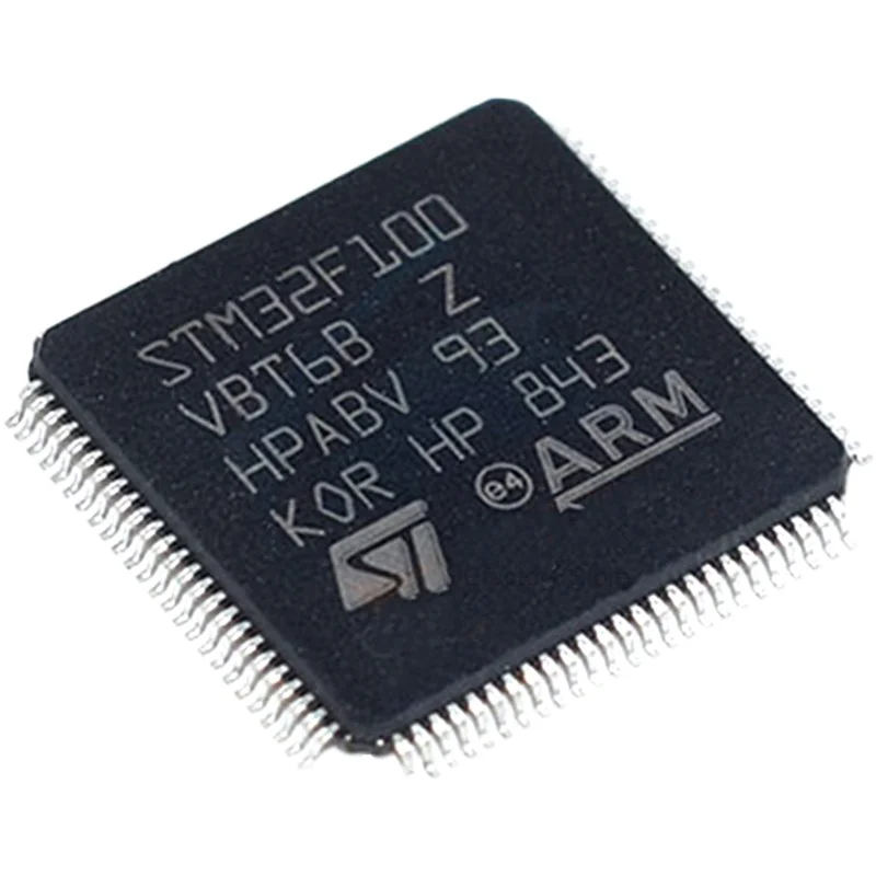 NEW Original Arm Cortex-M3 MCU 32-bit microcontroller chip stm32f100vbt6b lqfp100 original Wholesale one-stop distribution list