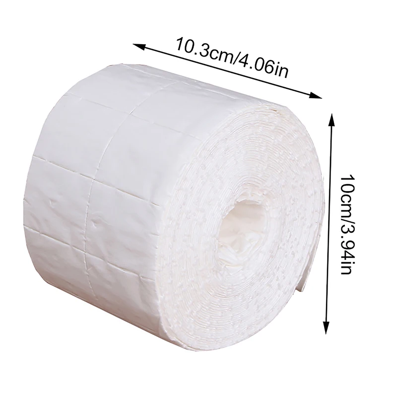 300 قطعة/لفة مسمار القطن مناديل UV هلام مسمار نصائح مزيل طلاء الأظافر الأنظف الوبر ورقة الوسادة نقع مسمار الفن تنظيف مانيكير أداة #5