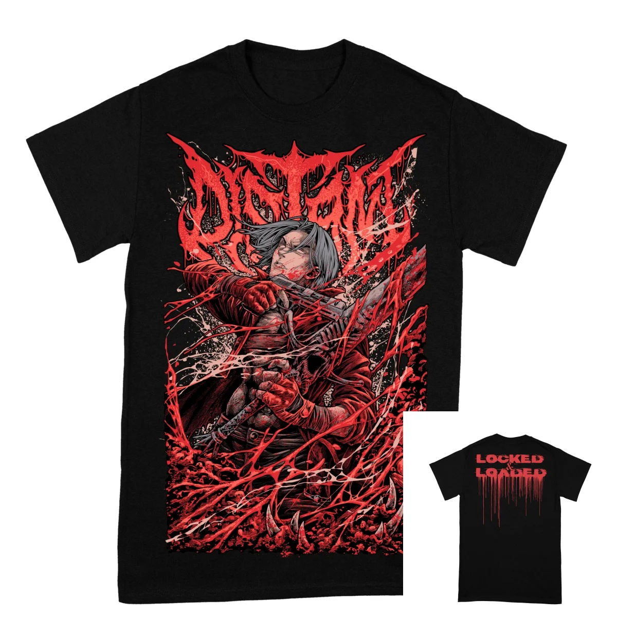 Distant Feral Heritage Tour Band Rock Music Art Style Summer Leisure T-Shirt Men's and Women's Luxury Brand Top 2026 New Art view 2