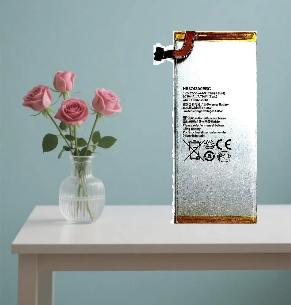 

For Huawei Ascend P6 P6-U06 P6-C00 P6-T00 G6 G620 G621 G620s G630 HB3742A0EBC Stable Mobile Phone Battery 2050Mah
