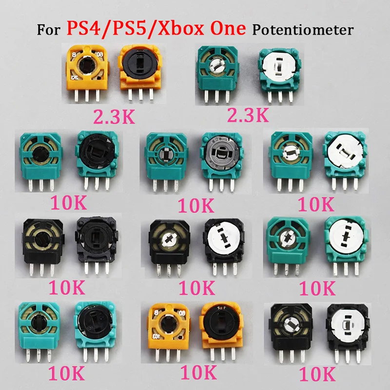 1PC 3D Analog Axis Resistor Potentiometer For PS4 Controller 3D Analog Joystick Micro Switch For PS5 For Xbox One Repair