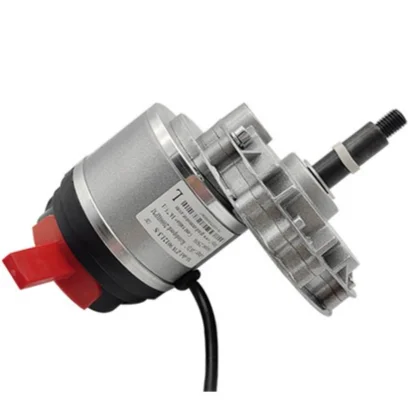 ZW9012L3-S 200W 24V externally threaded keyway shaft, brushless wheelchair DC gear motor, with brakes