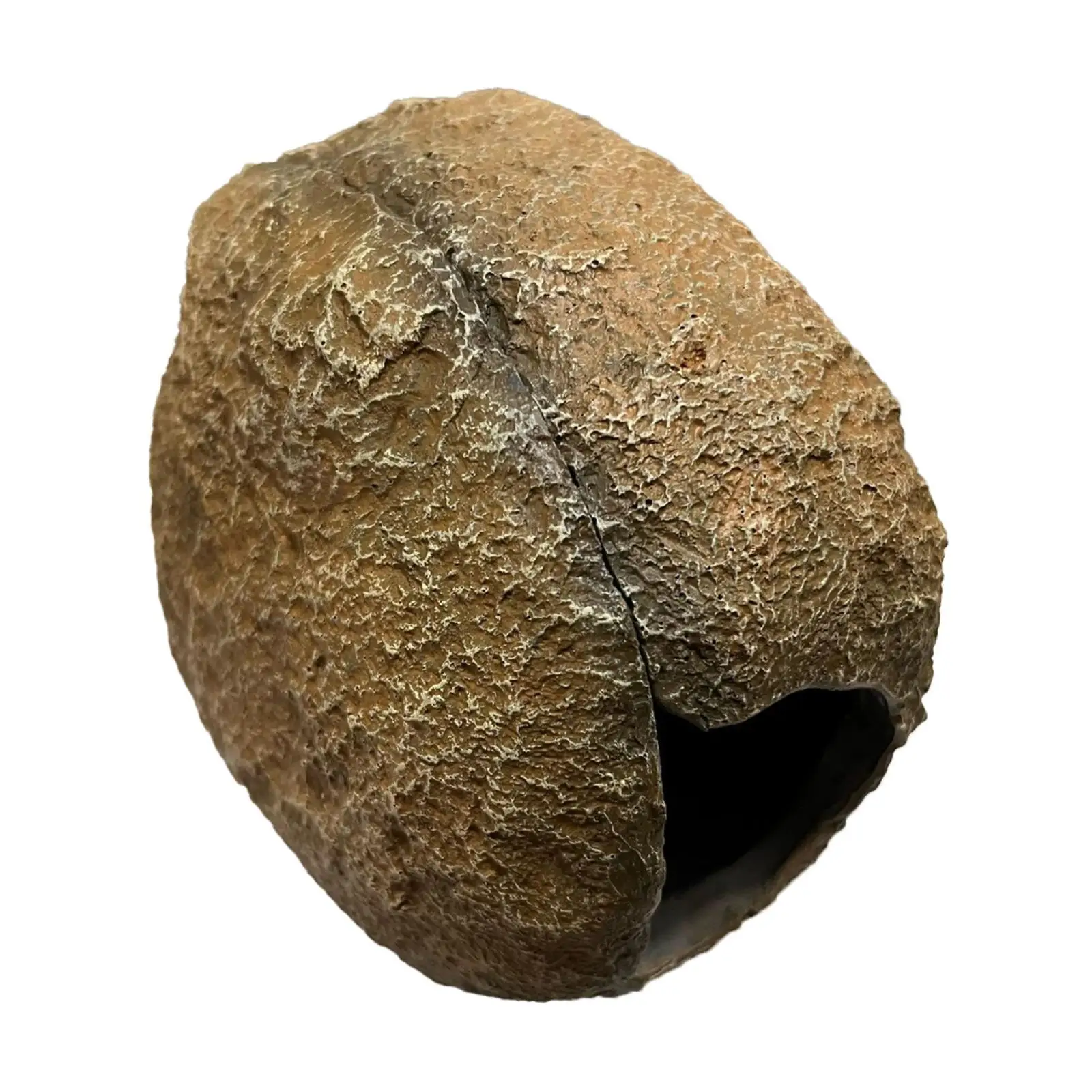 

Убежище для аквариумных креветок, легко устанавливаемое, из смолы, две части, на магнитах, аквариумные убежища, скальная пещера