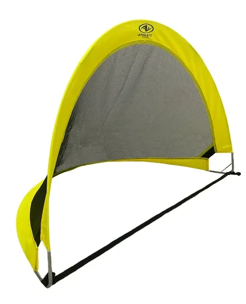 ตาข่ายฟุตบอลแบบป๊อปอัพ 2 แพ็ค – เป้าฝึกซ้อมแบบพกพาขนาด 3x2 ฟุต พร้อมกระเป๋าสำหรับเด็กอายุ 5–12 ปี