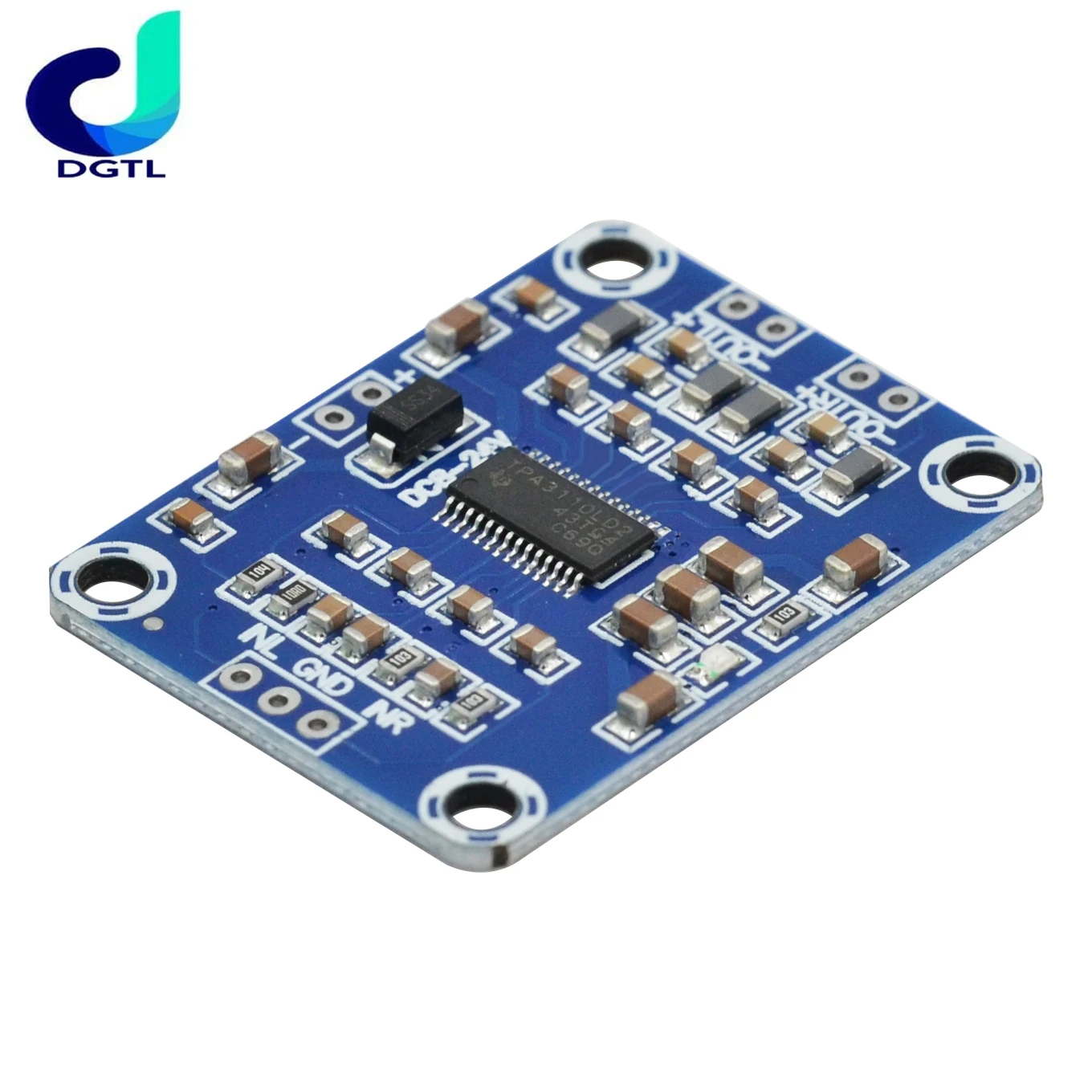 

DC DC12V-24V 2X15W Digital Audio Power Stereo Amplifier Module Board TPA3110 12V Class D Power AMP Board 2.0 channel