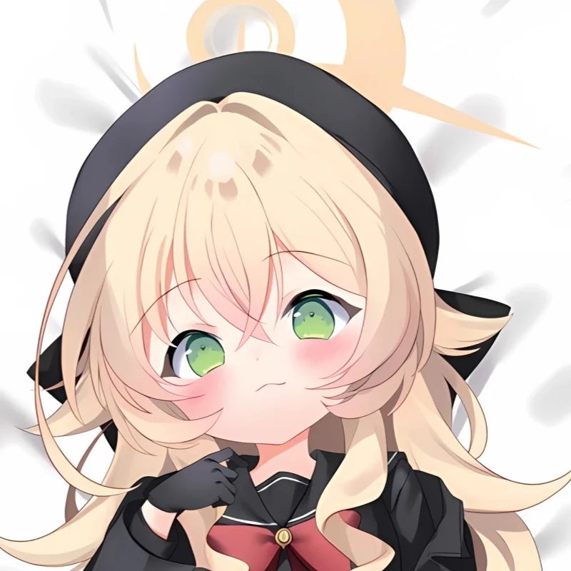 

Наволочка для подушки дакимакура с аниме-принтом Blue Archive Smiling Professor, двусторонняя печать, в натуральную величину, подарок