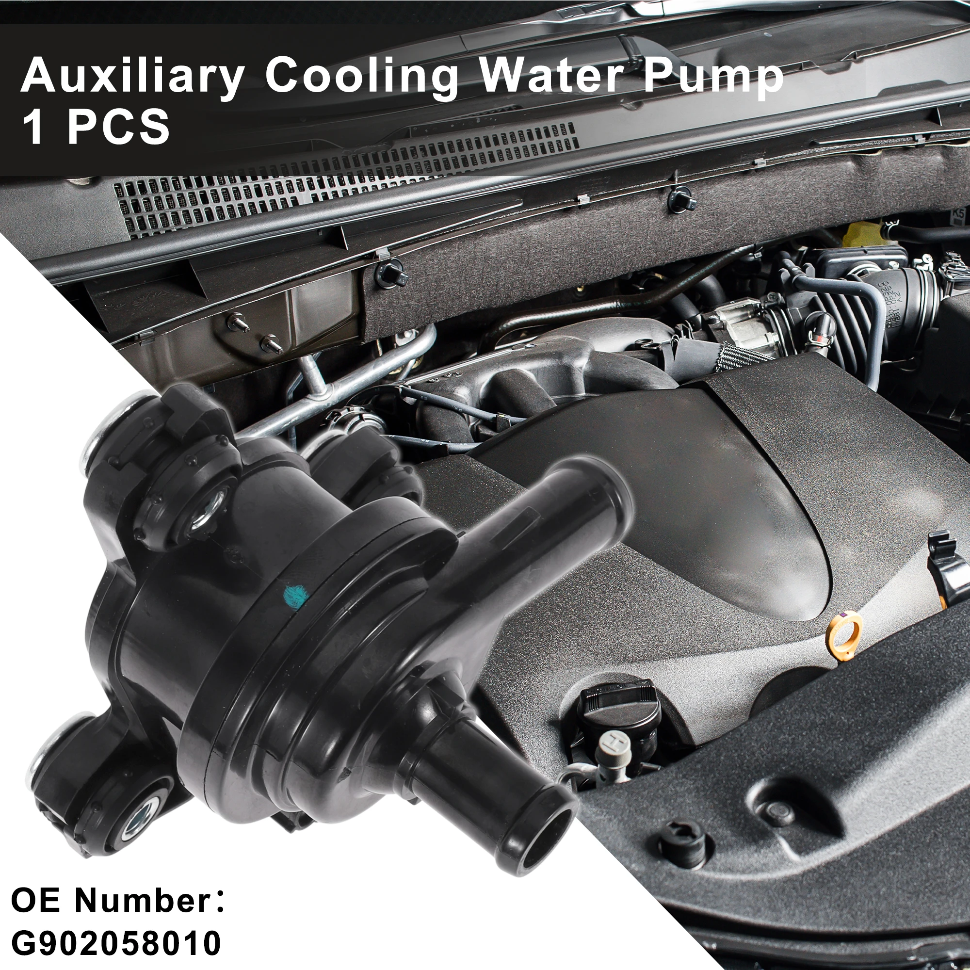 

UXCELL Вспомогательный насос охлаждающей жидкости для Toyota Alphard No G902058010 Автомобильный вспомогательный насос охлаждающей жидкости