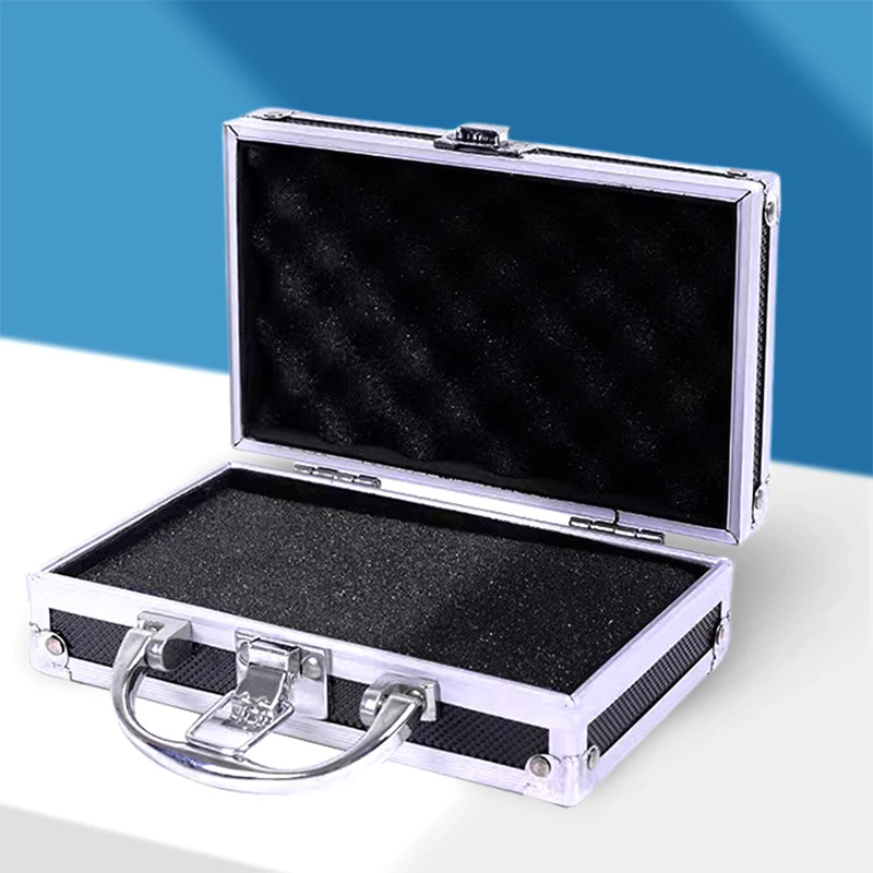 Tattoo Aluminum Storage Box Portable Multifunctional Hard Shell Durable Case for Makeup Tool Jewelry Box Tattoo Accessories