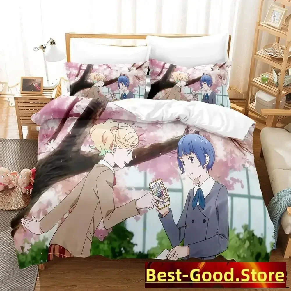 Kageki Shojo Bedding Set Single Twin Full Queen King Size Bed Set Adult Kid Bedroom Duvetcover Sets 3D Print Anime Bed Sheet Set