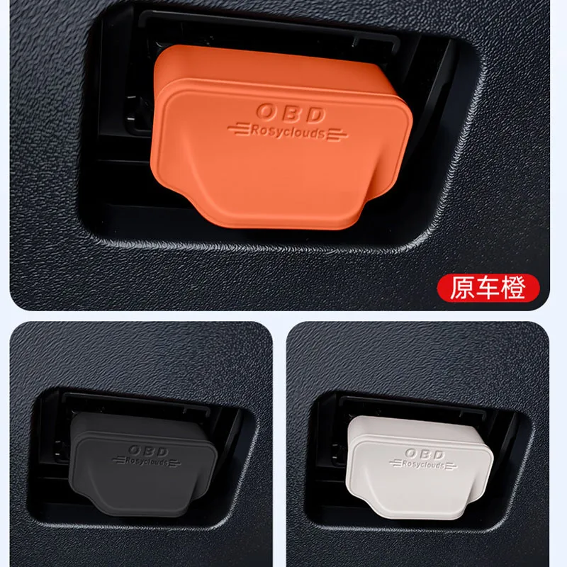 For Li LiXiang L7 L8 L9 I6 I8 MEAG Car OBD Protective Cover Computer Diagnostic Dust Cover Ideal Auto Modification Interior