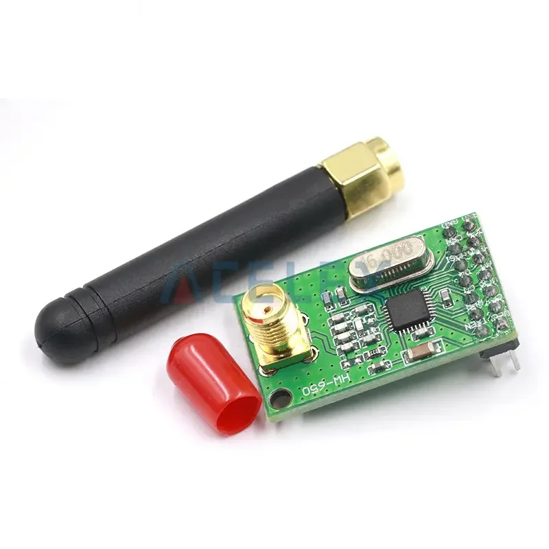 NRF905 Wireless Transceiver Module Wireless Transmitter Receiver Board NF905SE With Antenna FSK GMSK Low Power 433 868 915 MHz