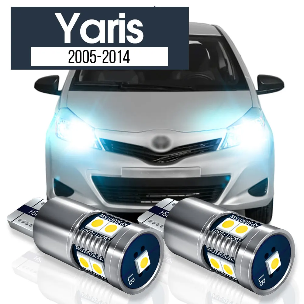 

2pcs LED Parking Light Clearance Lamp Accessories Canbus For Toyota Yaris Vitz 2005-2014 2006 2007 2008 2009 2010 2011 2012 2013