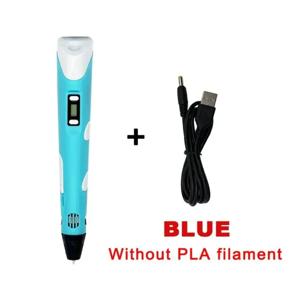 3D Printing Pen DIY Three-dimensional Painting Children Toys Fun Camouflage with Power Adapter PLA Filament New Style Gift