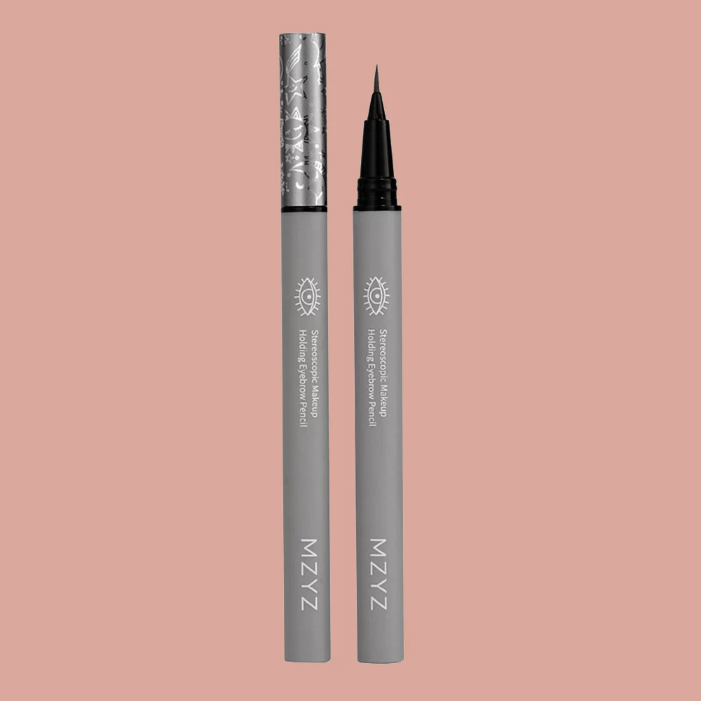 Dauerhafte Farbe. Wasserdichter Eyeliner ultra feiner Anti-Blooming Eyeliner wasserdichter und schweiß fester flüssiger Eyeliner für wilde Augenbrauen