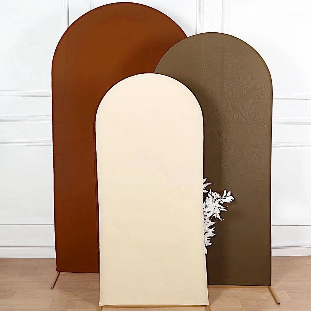 Arch Backdrop Cover Thicked Double Sided Fabric Spandex Chiara Arch Stand Cover for Wedding Birthday Party Backdround Decoration