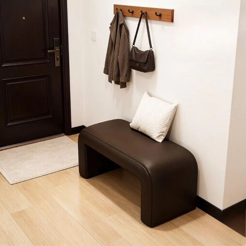 Simple Entrance Shoe Rack Bench, Multi-use Long Rest Bench for Home