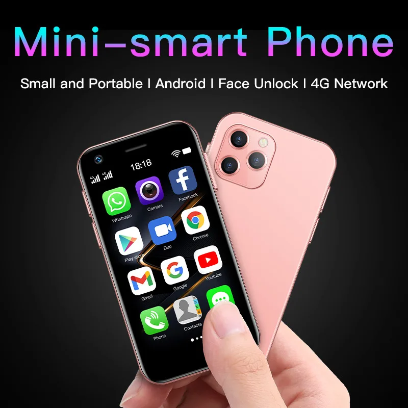 Imagem -03 - Pro Mini Smartphone Ram 4gb Rom 64gb Android 10 Dual Sim Octa Core Câmera 13mp Wi-fi Bluetooth fm Hotspot Gps Soyes-xs12