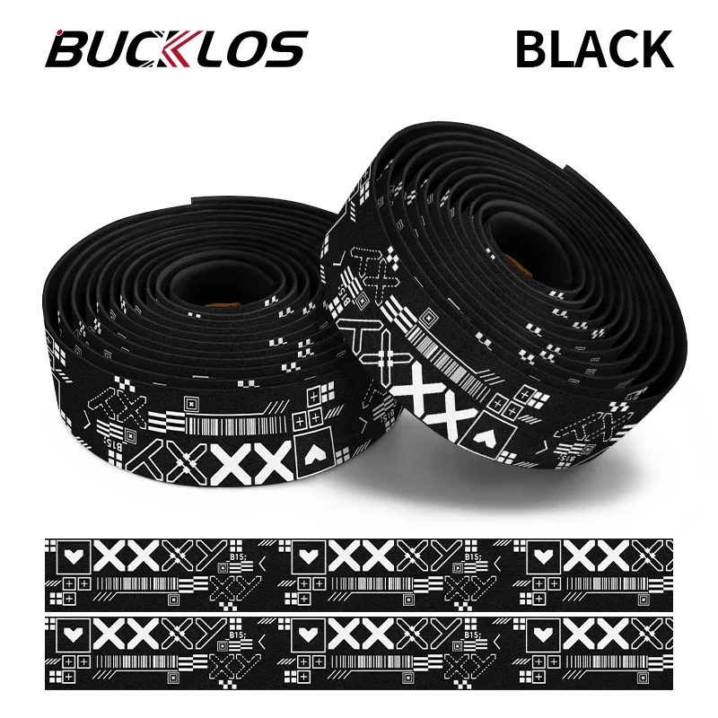BUCKLOS Lenkerband Kies Rennrad Lenkerwickler Bequemer rutschfester Fahrrad-Lenkergurt zum Aufwickeln für Speed Race Cycle