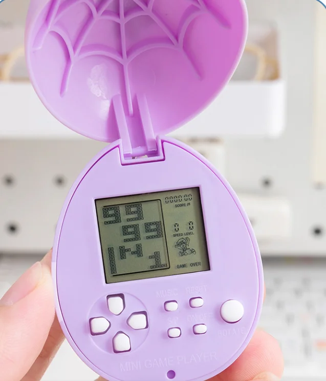 1PC 전자 애완 동물 가상 원래 디지털 동물 장난감 어린이를위한 픽셀 스크린 게임 기계 어린이 장난감