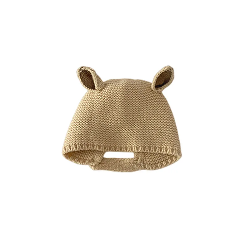 Earmuffs Knitting Baby Hat Autumn Winter Ear Infant Caps Bebe Photo Props