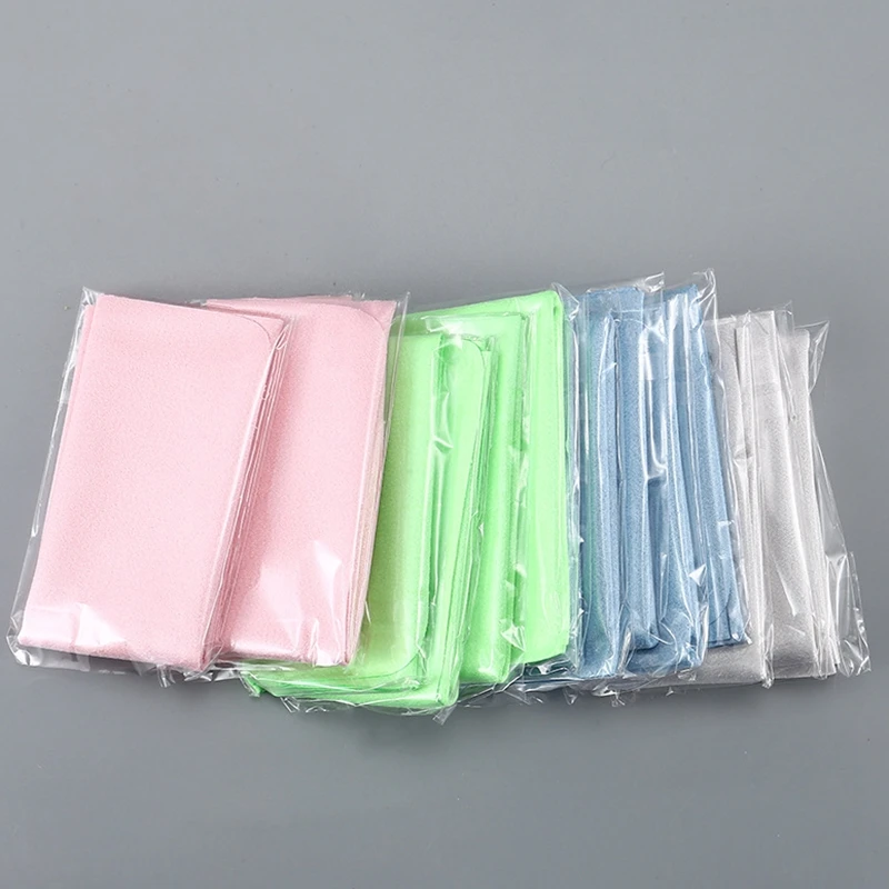 20pcs 15X18cm Individually Packaging LChamois Glasses Cleaner Lens  Cleaning Cloth Microfiber Sunglasses Eyeglasses Wipes image 6