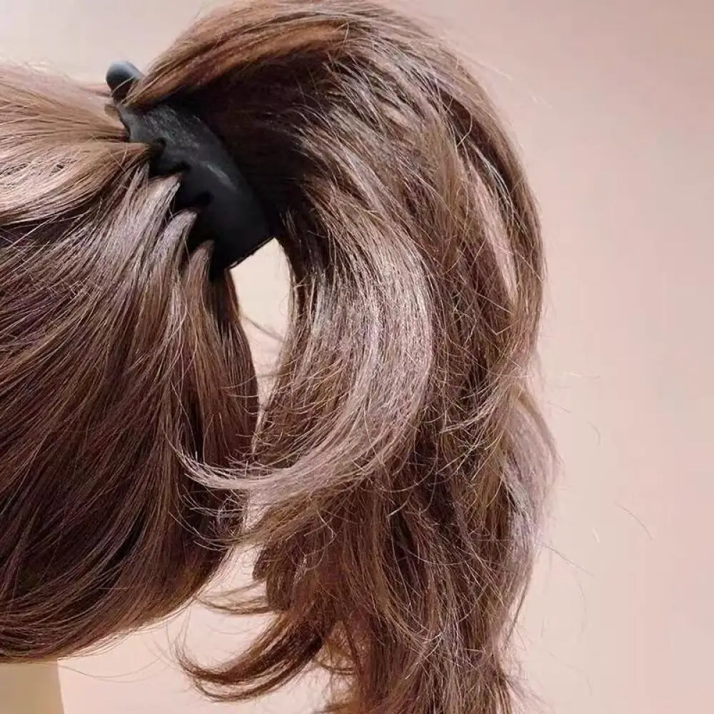 4/1 Stück Bananen-Haarspangen, kleine Größe, vertikale Haarspangen für Damen, elegante Haarnadeln für hohe Pferdeschwänze, Twist-Haarspangen, schlichte Haaraccessoires – Detail 4
