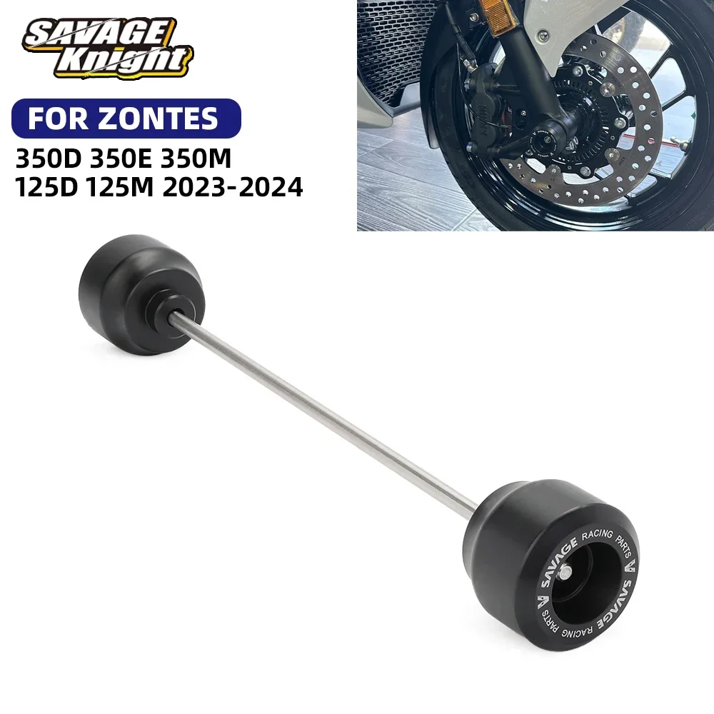 For ZONTES 125D/M 350D 350E 350M Front Wheel Fork Slider Zontes 368D 368M 368E Accessorie Wheel Axle Fork Crash Slider Protector