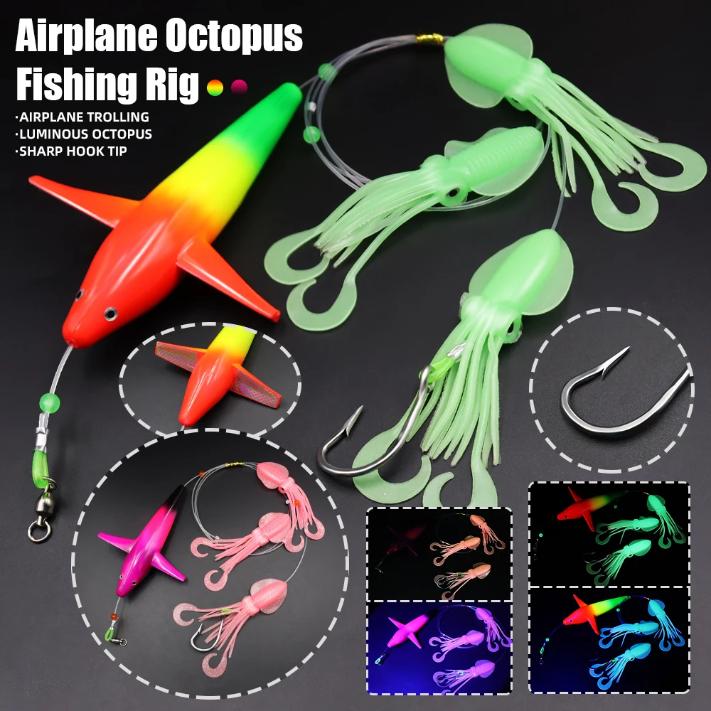 

ZYZ 1 шт. морская лодка, троллинговая рыболовная приманка со светящейся приманкой для кальмара, океанская верхняя вода, Fakebait, приманка для морской плавания, приманка для тунца