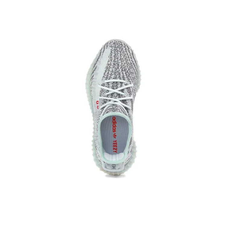Adidas Originals Yeezy Boost 350 V2 Casual Shoes Unisex Low-top Ice Blue B37571-2017 view 5