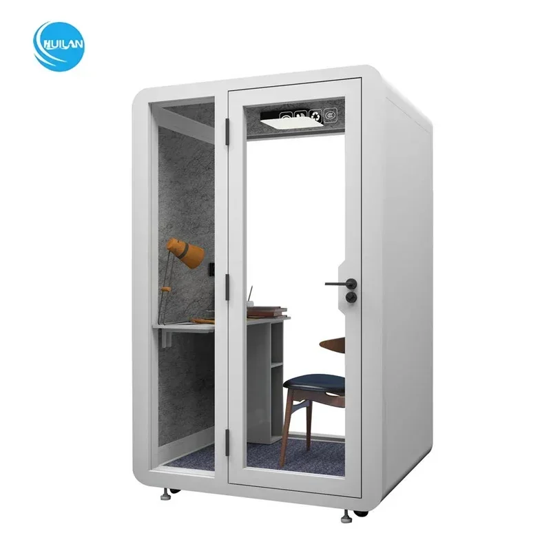 Indoor Portable Office Cabin Pod Office Use Personal Soundproofing Gym Booth Fitness Room Acoustic Yoga Booth With Power OEM